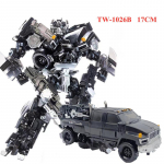 YRA SANDĖLYJE BAIWEI 17CM Transformuojami žaislai Berniukui TW-1026 Filmo serija KO SS14 SS-14 Anime Veiksmo figūrėlė Robotas Automobilis Vaikams Auk&scaron;tos kokybės Dovana TW1026