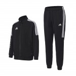 adidas Unisex BOXING 3-Stripes Sportinis kostiumas Striukė ir kelnės Juoda Balta TR30JR1BX+TR30P1R1BX S