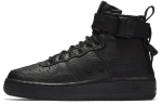 Nike Sf Air Force 1 Mid 'Triple Black' Gs AJ0424-003 37.5