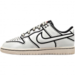 LEGO x Nike Dunk Low PS Sail Vaikams Sportbačiai Kreminiai Juodi Raudoni Rush-Red II7288-100 35