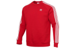 Adidas Originals 3 juostelių bliuzonai Vyri&scaron;ki Raudoni Apvalia kaklo i&scaron;kirpte Vidutinio dydžio Įprasti GN3484 S