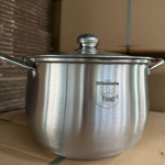 Nerūdijančio plieno didelės talpos indukcinis puodas sriubai, ko&scaron;ei ir tro&scaron;kiniams Extra Thick 22CM Stock Pot gray