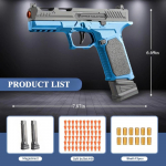 Automatinis nuolatinio &scaron;audymo SIG17 Dėtuvės i&scaron;metimo žaislinis pistoletas EVA mink&scaron;ti &scaron;oviniai Airsoft pistoletas Berniukams Lauko sporto &scaron;audymo dovana