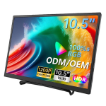 10,5 colio Mini HDR 100 % sRGB itin plonas ne&scaron;iojamas monitorius 1280P ekranas su 420cd/m&sup2; ry&scaron;kumu IPS LCD ne&scaron;iojamojo kompiuterio ekrano plėtiklis B105-SPF06L1