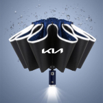 Pilnai automatinis automobilio skėtis su LED žibintuvėliu ir atspindinčia juosta KIA KN K3 K5 Sportage Rio Sorento Picanto Ceed priedams