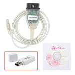 VCP VAG CAN PRO V5.5.1 K-line OBD 2 OBD2 Automobilio diagnostikos Auto įrankis FTDI VCP CAN PRO Skaitytuvo kabelis VAG K line CAN BUS kabeliui With Dongle white