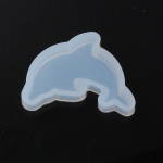 1vnt Dolphin Animal Shape silikoninės dervos forma skaidri