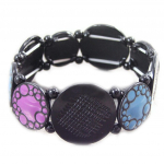 NOA [G6038] - Bracelet Cr&eacute;ateur 'Princesse Pop' bleu rose mėlyna