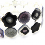 NOA [H0852] - Bracelet Cr&eacute;ateur 'Les Acidul&eacute;s' noir blanc