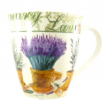 Les Tr&eacute;sors De Lily [Q8810] - Grands mug &agrave; soupe c&eacute;ramique 'Lavande' - 11x10. 5 cm violetinė
