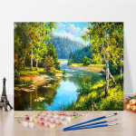 Menas &bdquo;Pasidaryk pats&ldquo; Tapyba pagal skaičius Skaitmeninis aliejinis paveikslas Skaičiai Tapyba Deimantinė tapyba Namų dekoras Aliejinė tapyba Pomėgiai 40x50cm no frame