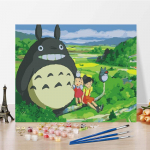 Menas Namų dekoravimas Skaitmeninis aliejinis paveikslas Drobės skaičiai Aliejinė tapyba &bdquo;Pasidaryk pats&ldquo; Tapyba pagal skaičius 40x50cm no frame