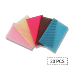 20 vnt/Pack Mix Spalva Universali Spalvota Plaukų Posting Magic Pad Juoda Besiūlis lipdukas Sulaužyti plaukai Lipdukas Kirpčiukai grožio priemonė įvairiaspalvis