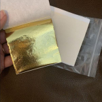 100 lak&scaron;tų imitacinio aukso spalvos lapų folijos lak&scaron;tas auksinis meno amatų dizaino aukso įrėminimo laužas 100PCS auksas