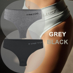 FINETOO 2Vnt./komplektas Moteri&scaron;kas apatinis trikotažas M-2XL Bodyshaper Gstring kelnaitės auk&scaron;tu juosmeniu Besiūlės pilvo kontrolės kelnaitės Moteri&scaron;kos juostos XL-2XL