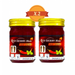 Raudonųjų žolelių balzamas su raudonaisiais čili pipirais ir mėtomis 50 g, turintis stiprų &scaron;ildantį poveikį