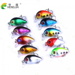 10vnt Mini Crankbait Fishing Lure rinkinys swimbait kietas masalas Minnow Wobblers Bionic Dirbtinis masalas Mini Crazy Crank Lure