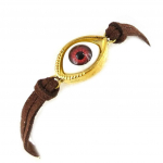 Les Tr&eacute;sors De Lily [R8223] - Bracelet cr&eacute;ateur 'Oeil de Fatma' marron ruda