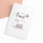 Naujas kelioninio paso dangtelio apsauginis kortelės dėklas Moterų Vyrų Kelioninės kredito kortelės laikiklis Kelionės ID ir dokumentų paso laikiklio apsauga