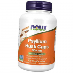 Psyllium psyllium luobelė, Psyllium Husk 500, Now Foods 200 daržovių kepurėlių (69128022) 200vcaps