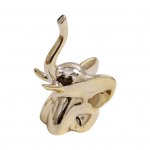 Patvari dramblio figūrėlė Žavinga dekoratyvinė, nesudužusia darbalaukio mini triu&scaron;io dramblio statulos puo&scaron;mena namams B