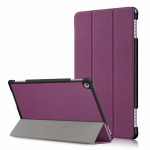 Dėklas, skirtas Huawei MediaPad M5 Lite 10 BAH2-W19/L09/W09 Ultra Slim Pu odinis stovo dangtelis, skirtas Mediapad T5 10.0 dėklui Mediapad T5 10 inch violetinė