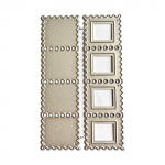 Sqaure Frame Die Cuts Reljefiniai trafaretai &Scaron;ablonų Formos Nuotraukų Rėmeliai Metalo Pjovimo &scaron;tampai &bdquo;Pasidaryk pats&ldquo; Scrapbooking kortelių gamybai