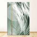 Atspalviai Sienos Menas Spausdinta drobė Tapyba &Scaron;iaurės &scaron;alių plakatas Sienos paveikslėlis Gyvenamasis kambarys Namų dekoravimas Rūkuotas augalas Džiovinti lapai Saulės &scaron;viesa 21cm&times;30cm NoFrame