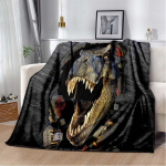 Jurassic Park 3D Printed Art Fleece antklodė lovoms žygiams i&scaron;kylai Stora antklodė Madinga lovatiesė, vilnos antklodė 150x180cm