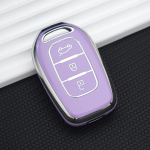 3 mygtukai NAUJAS TPU nuotolinio valdymo automobilio raktų dangtelio dėklas Fob Shell, skirtas Renault Kwid eismo simbolis Dacia Sandero Logan Duster Key Case balta