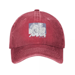 NANA Anime Vyrų beisbolo kepurės Manga Distressed Džinsinės kepuraitės Kepurės Vintažinės Kelionės lauke Nestruktūrizuota mink&scaron;ta Snapback kepuraitė One Size