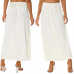 Moteri&scaron;kas glotnus vienspalvis apatinis sijonas, elastingas juosmeninis apatinis sijonas vakarėlio suknelės sijonui One Size &scaron;ampanas