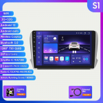 Carplay 2 Din Android 12 Car Multimedia Player Peugeot 208 2008 Series 2012-2018 Navigation GPS AutoRadio Stereo DSP BT SWC DVR kamera Bluetooth DAB S1 8Core 3G 32G