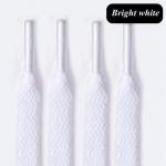 1 pora plok&scaron;čių batų rai&scaron;telių 60-180 cm sportbačiams 8 mm audinio batų rai&scaron;teliai Spalvoti batų rai&scaron;teliai batų rai&scaron;teliai batams Klasikiniai mink&scaron;ti batų rai&scaron;teliai 100cm dramblio kaulas