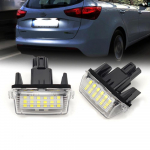 2vnt Toyota LED valstybinio numerio ap&scaron;vietimo lempos, skirtos Toyota Camry YARISL ​​EZ VIOS COROLLA
