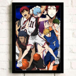 Japonijos anime Kuroko krep&scaron;inio animacinių filmų tapybos meno dekoravimo plakatas 21cm&times;30cm NoFrame