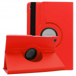 Plan&scaron;etinio kompiuterio dėklas, skirtas Samsung Galaxy P5100 N8000 T110 P600 T800 T350 T550 T715 T815 T560 apverčiamas besisukantis stovas, odinis dangtelis Tab 3 Lite 7.0 T110 raudona