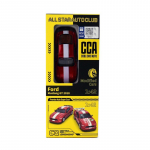 1/42 mastelio &bdquo;Ford Mustang GT 2018&ldquo; surinktos versijos super lenktyninis žaislinis automobilis vaikams, mažiems berniukams, mergaitėms, dovanų kolekcija 1/42-24x10.4x4.2cm raudona