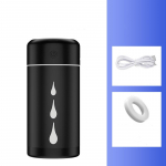 Ne&scaron;iojamas USB oro drėkintuvas Automobilinis oro valytuvas spalvinga žvaigždėta atmosfera, &scaron;viesi namų biuro oro drėkintuvas aromato eterinių aliejų difuzorius Car fragrance juoda