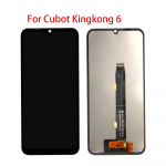 LCD ekranas Cubot Kingkong 6 LCD ekranui, jutiklinis ekranas, skaitmenintuvas, pilnas surinkimas, pakeitimas juoda