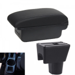 Skirta Nissan Terrano 3 Skirta Renault Duster automobilio porankių dėžutei Renault Oroc modifikuoti saugojimo priedai Salono detalės USB įkrovimas juoda