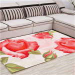 Gėlių pastoracinis 3D spausdintas kilimas Namų dekoras Įėjimo durų kilimėliai Svetainės kilimėliai Kilimai miegamajame Vaikų kilimas vonios kilimėlis 120*160cm