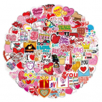 Universalūs Valentino dienos lipdukai Įvairios mielos &bdquo;pasidaryk pats&ldquo; dekoracijos