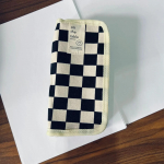 1 vnt. madingas studentų pie&scaron;tukų dėklas Klasikinis &scaron;achmatų lentos ra&scaron;tinės reikmenų pie&scaron;tukų krep&scaron;ys juodos baltos spalvos didelės talpos i&scaron;karpų laikymo krep&scaron;ys