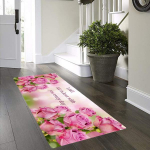 3D rožinės spalvos spausdintas ypač mink&scaron;tas kilimėlis virtuvėje neslidus grindų kilimėlis Svetainės miegamojo prie&scaron;kambario kilimėlis 40x120cm