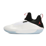 Air Jordan Jumpman Hustle PF Balti Juodi Vyri&scaron;ki Sportbačiai Infraraudonųjų spindulių-23 AQ0394-100 43