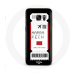 Coque pour samsung galaxy S6 edge Billet d'avion Marrakech Maroc