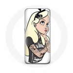 Coque pour samsung galaxy A5 2017 Alice Princesse tatou&eacute;e