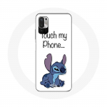Coque pour Xiaomi Redmi Note 10T 5G Lilo et Stitch mignon Fond blanc
