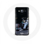 Coque pour Samsung Galaxy Grand Prime Formule 1 Valtteri Bottas Pilote automobile F1 Noir
